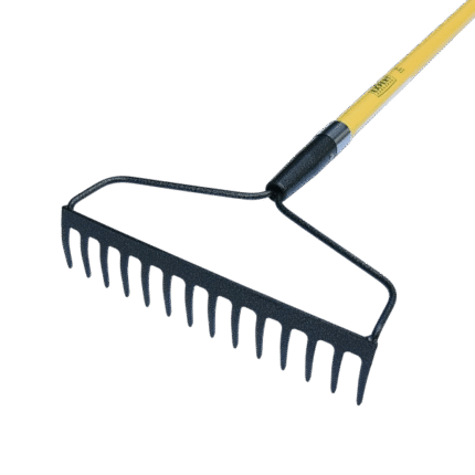 Expert Gardener Long Handle Fiberglass 14-Tine Bow Rake