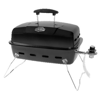 Expert Grill 17.5" Portable Tabletop Grill with Black Propane Gas and Removable Lid