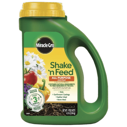 Miracle-Gro Shake 'N Feed General Purpose Plant Food, For Use in Soil and Containers, 4.5 lbs.